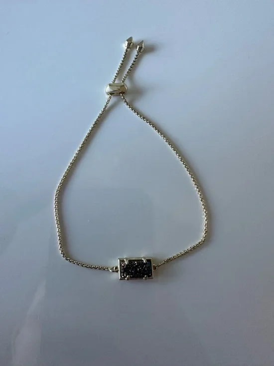 Kendra Scott Phillipa Bracelet | Gold with Multicolor Drusy - Picture 5 of 9